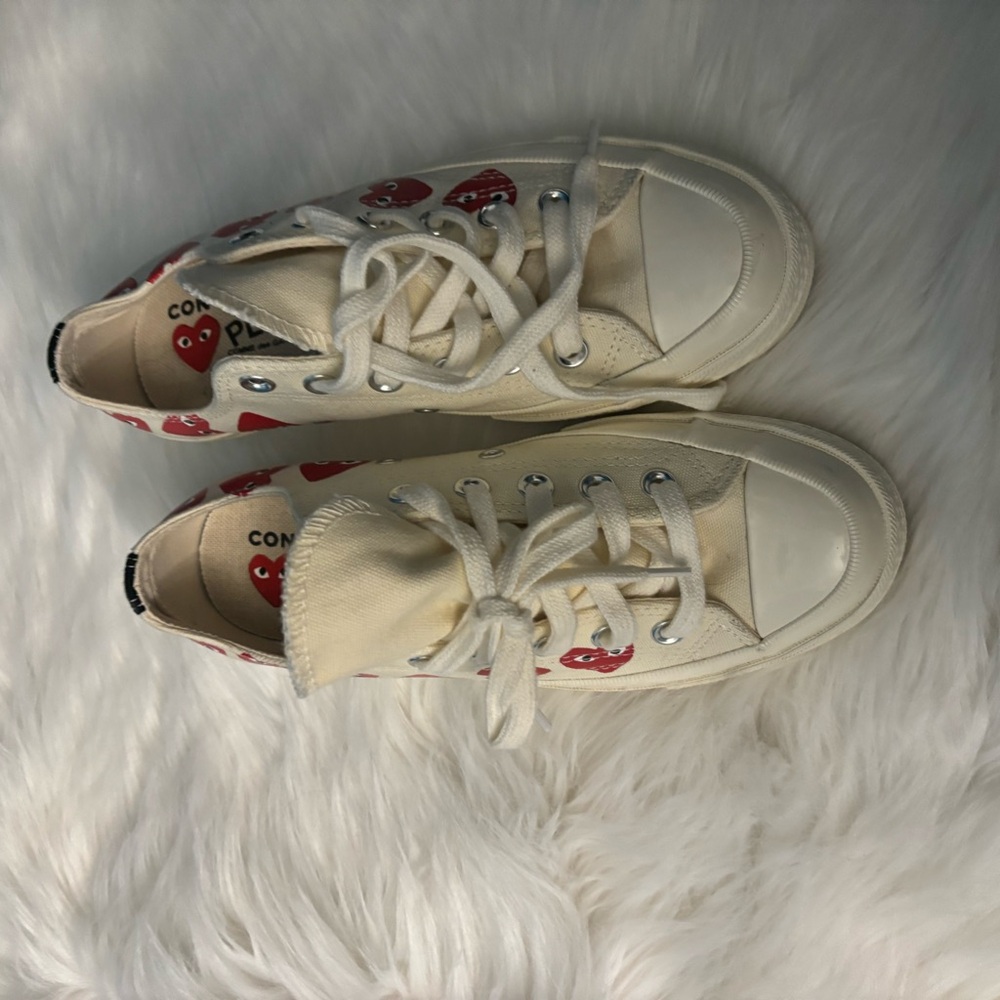Converse Chuck Taylor All Star 70s Comme des Garcons Multi Heart White Low 10